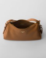 Prada Aimée Large Leather Shoulder Bag - Image 4